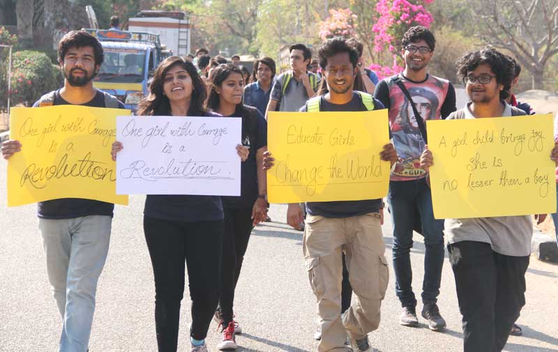 Students-with-Placards--Girl-Rising-AISFM