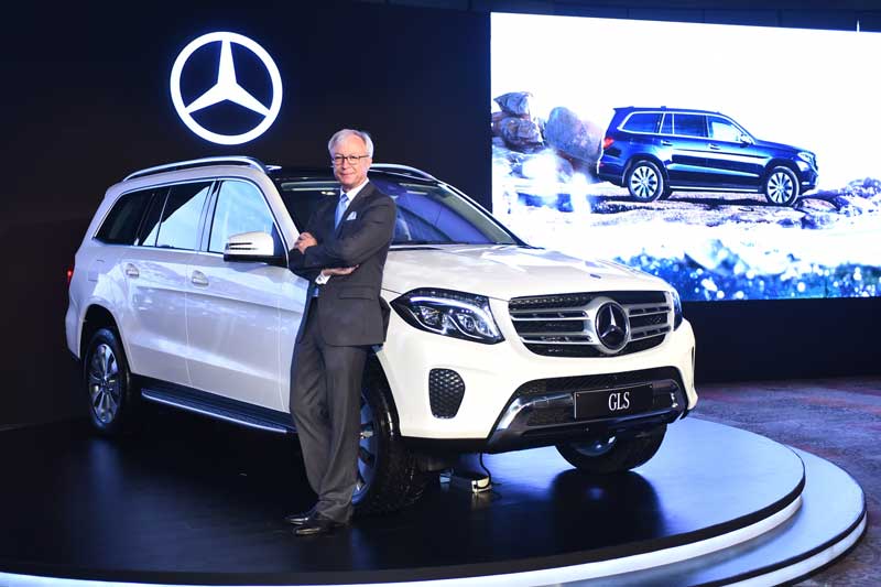 Mr.-Roland-Folger,-Managing-Director-&-CEO,-Mercedes-Benz-India-at-the-Mercedes-Benz-GLS-350-d--launch