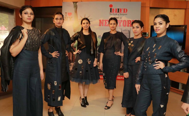 INIFD Designer Student Anupreet Sidhu’s Lakme Fashion Week Collection being showcased at INIFD in Sector 8 here (3) (Small)