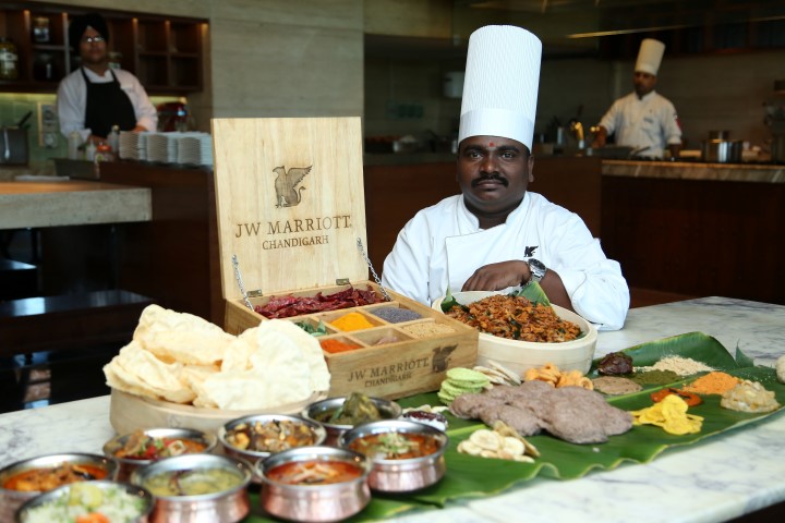 Pic 1- In picture- Chef Somu Shekhar Gedi, Jr Sous Chef  ( “Andhra Ruchulu”, A Two-Week Andhra Food Festival At The Café@JW) (Small)