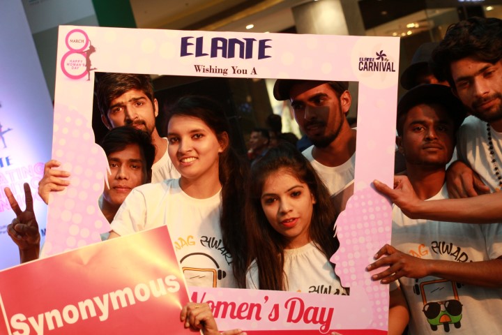 Elante organised series of engaging activities on Women's Day, offering free parking to women as special gesture, flash mob,dance performance etc   (5) (Small)