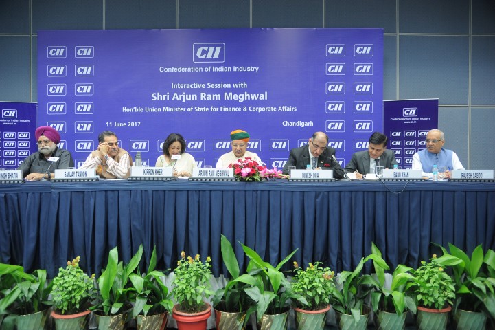 Arjun Ram Meghwal at CII