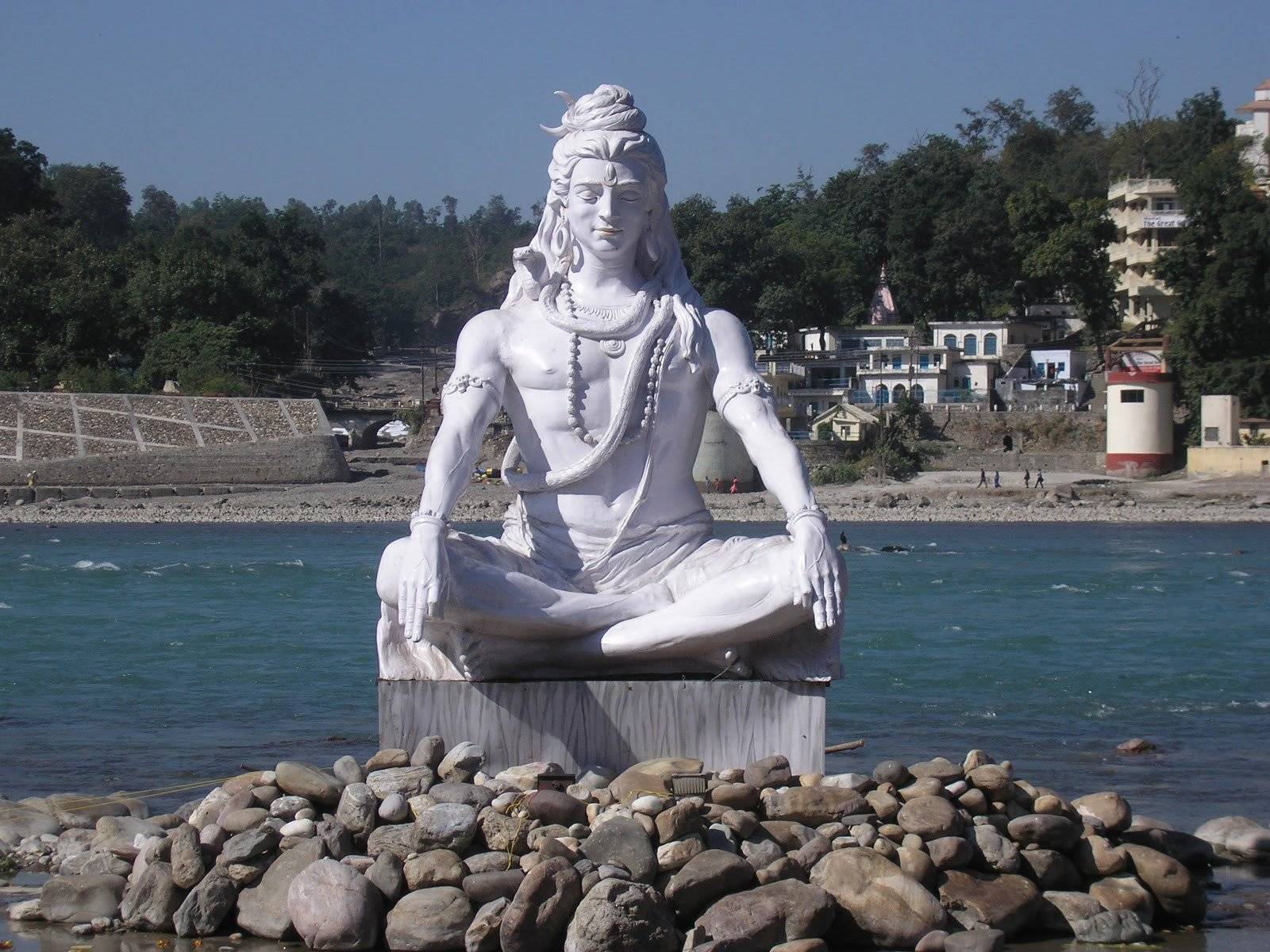A statue at Rishikesh