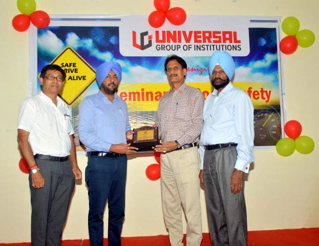 Universal Group of Institutions organized a seminar on Road Safety and traffic rules in association  1 copy (Small)