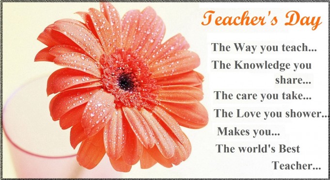2017! Happy Teachers Day Quotes Wishes SMS Greetings Whatsapp Status DP  Images