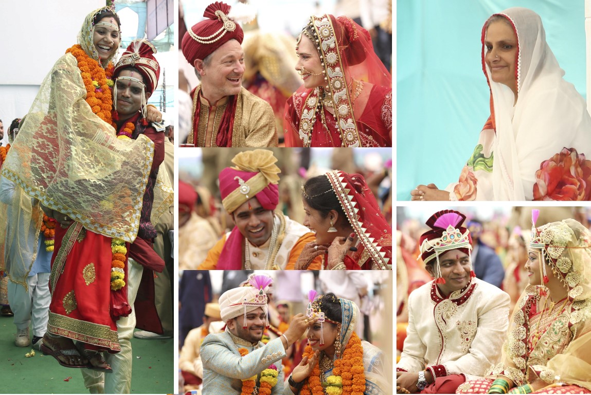 99 Couples Tie Knot At Nirankari Mass Marriage 