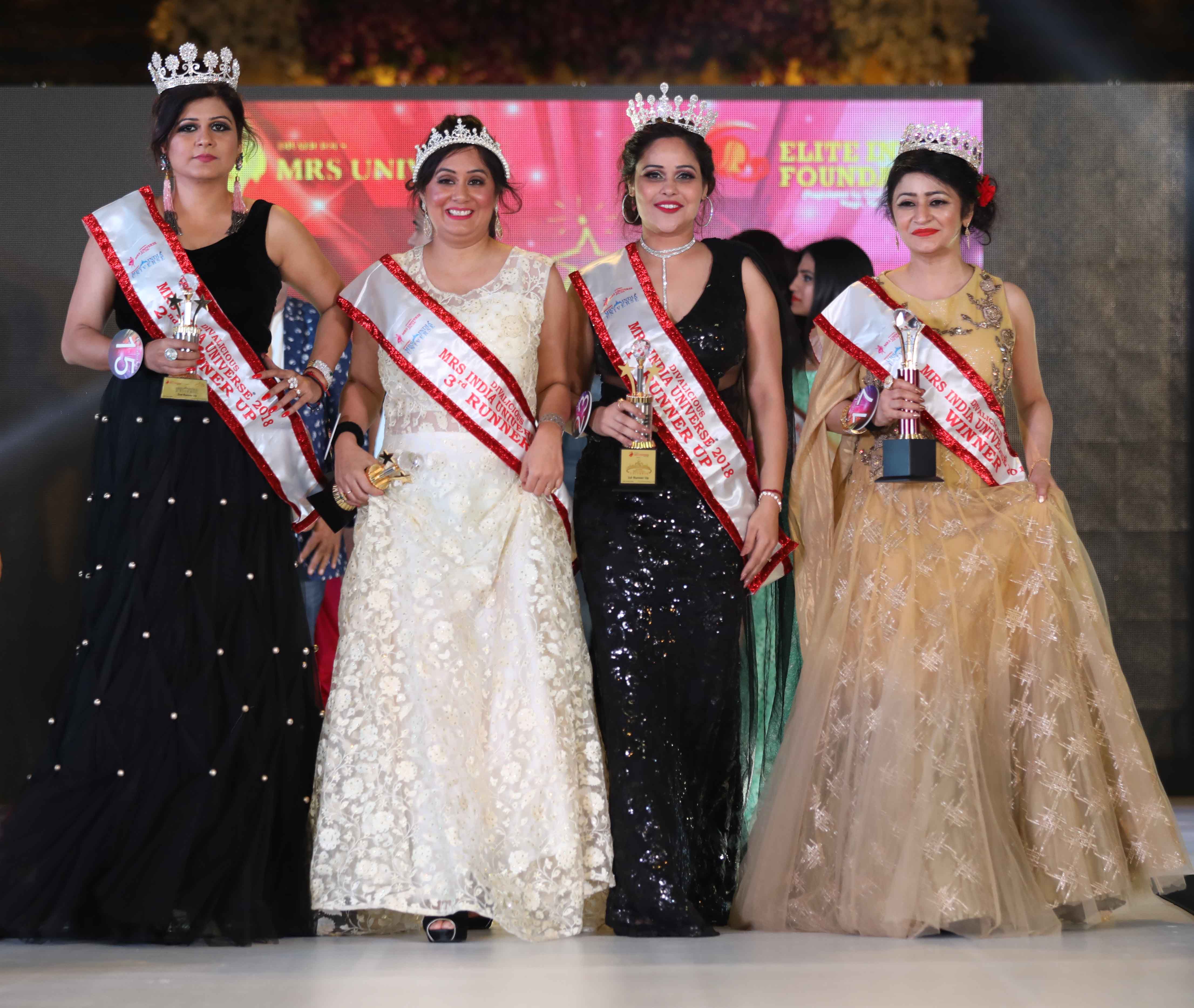 Chandigarh's Barkha Verma Second Runnerup of Divalicious Mrs