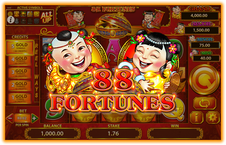 88 fortune lots cheats