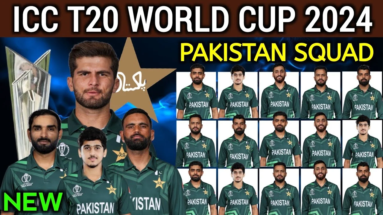 Pakistan Squad for ICC T20 World Cup 2024 Complete List of Players